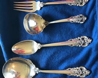 GRAND BAROQUE SERVING PIECES STERLING SILVER