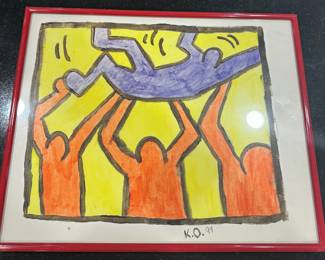 Keith Haring Style Art