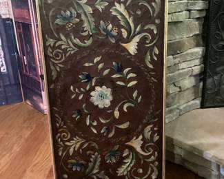 Black Floral Wall Hanging