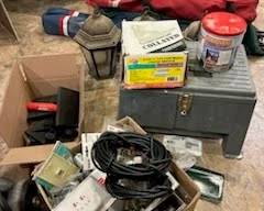 Electrical switch plates and misc supplies