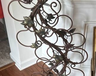 Grape and Leaves Wine Rack