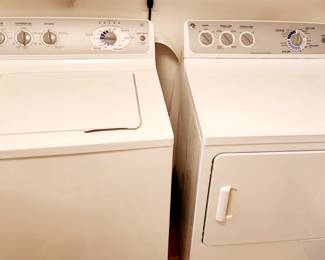 GE Washer and Electric dryer 