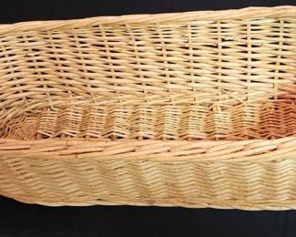Oblong harvest basket
