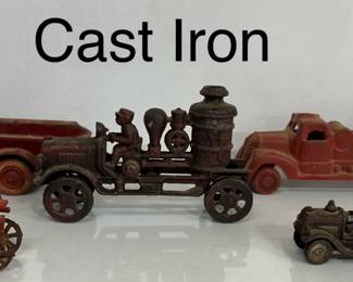 Cast Iron Fire Truck Toys