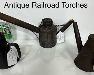 Antique Railroad Torches