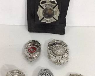 Collectible Fire Fighter Badges