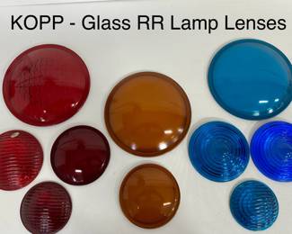 KOPP Glass Railroad Lamp Lenses