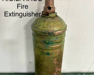 Antique Railroad Fire Extinguisher