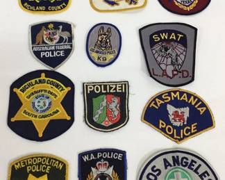 Collectible POLICE Patch Lot