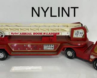 Metal NYLINT Fire Truck