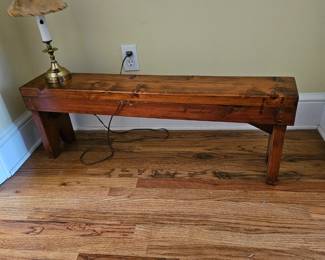 Hand made Small Bench Pine
