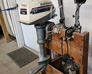 Evinrude Motor clean as a whistle, Troll Motors