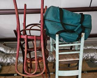 Chairs from the Old Tobacco Farm House B P I Tobacco Company 