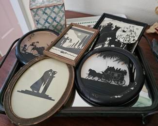 Selection of Framed Silhouettes