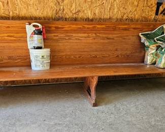 This Church Bench is from the Old Episcopal Church in Quincy Fla