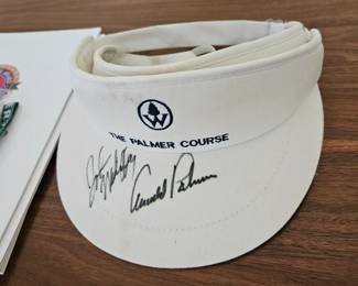 Arnold Palmer Golf Hat with Signature including Mehaffey