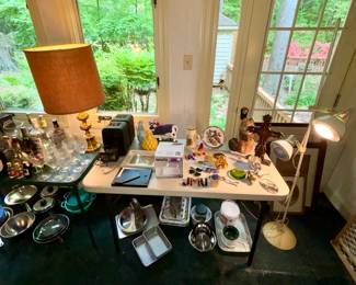 Lamps, serving trays, smalls