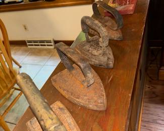 Antique irons (4)