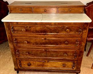 Marble top chest of dressers