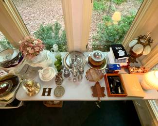 Lamps and assorted items