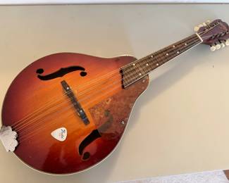 Vintage  Kamico Cherry Sunburst Mandolin (there is a case but it is not original to this instrument)