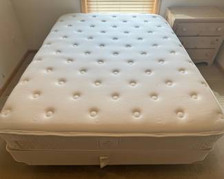 Like New Stearns & Foster Special Collection Plush queen size mattress set