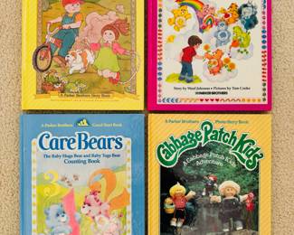 Early 1980’s Care Bear and Cabbage Patch books