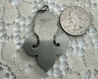 Vintage R. Tennesmed, Sweden pewter pendant
