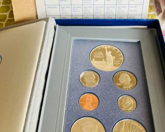 1986 Liberty Prestige Set - with coa 