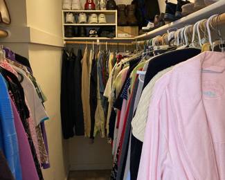 Huge closet of Men’s & Woman’s Clothing , Shoes, Boots , Purses & more! 