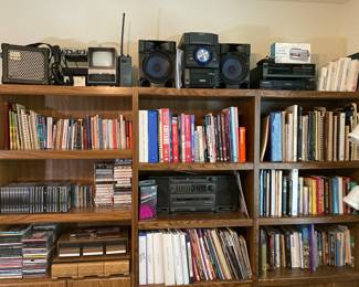 CB, Amps, Vintage Stereo Equipment, Books 