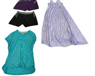 Medium Fitness Shorts Tek Gear MTA Sports Shirt Headband & Lilac Nightgown