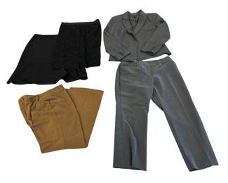 10 Pants 12 Blazer Skirt Worthington Womens Suit Curvy Fit Perfect Trouser Slacks Lace Skirt