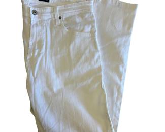 34R AG-ED Denim The Tellis Modern Slim White Jean