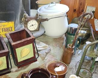 COFFEE POTS, BOWLS, CROCKS!