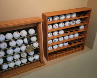 Golf ball rack