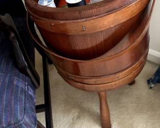 Vintage sewing bucket $69