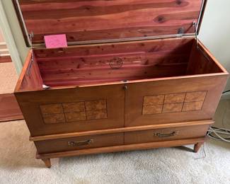 1940’s lane cedar chest with drawer , $399. Excellent condition 