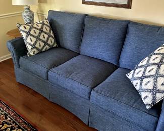 Bassett Beautiful Blue excellent condition sofa $349