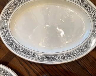 Ivory Nortake china set  and serving dishes 