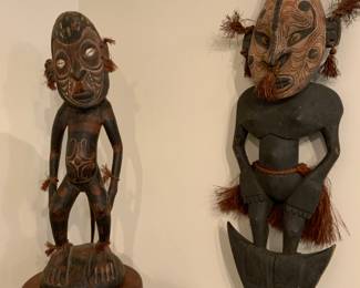 Tribal carvings