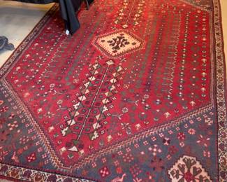 Hand woven antique rug