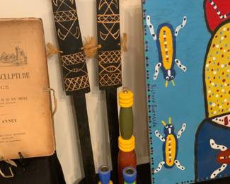 Dance sticks Micronesian 