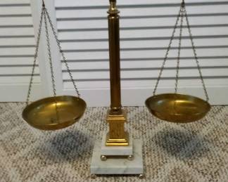 Brass And Marble Scale