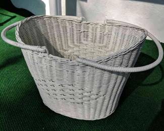 White Wicker Basket