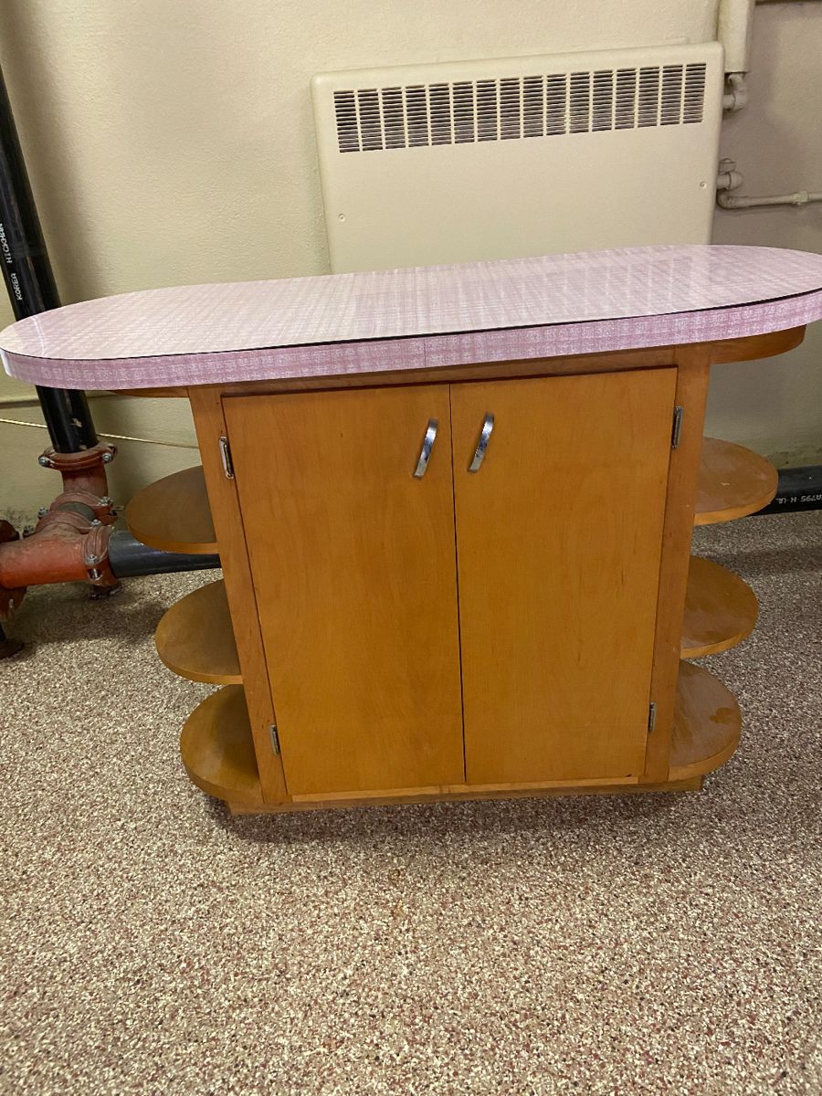 Circa 50’s kitchen island Cabinet, 
Opens on both sides!