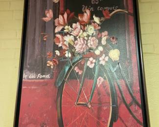 Bike/ flowers picture