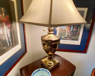 Quality Brass table lamps (2)