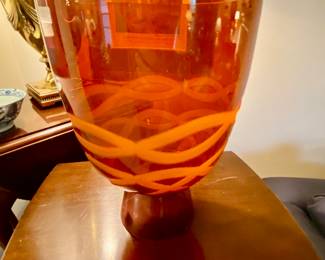 Beautiful  footed art glass - Evolution by Waterford