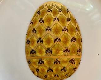 Details of Faberge plates